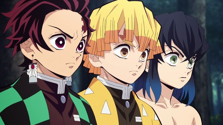 Tanjiro, Zenitsu, and Inosuke - Demon Slayer