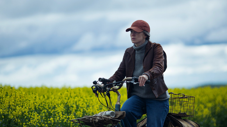 Nora on bike