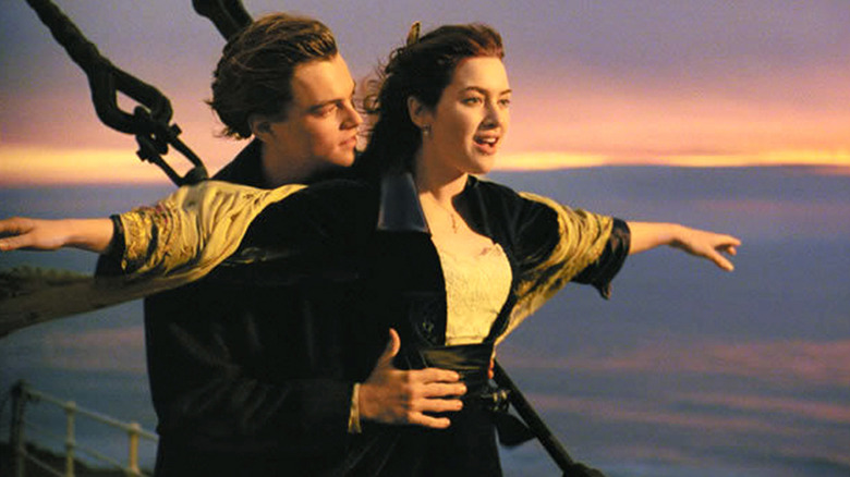 Leonardo DiCaprio and Kate Winslet in Titanic