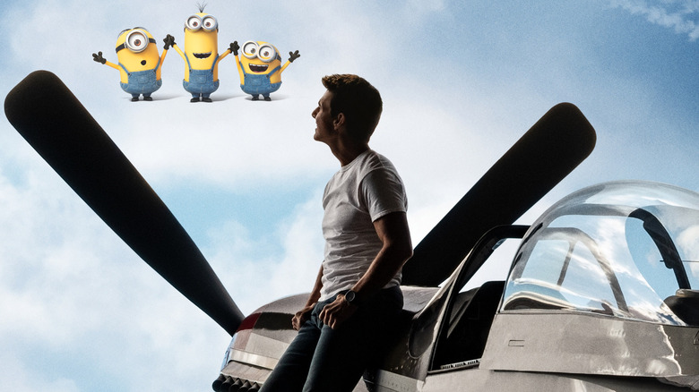 Top Gun Maverick poster / Minions 