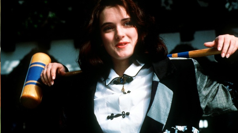 Winona Ryder croquet mallet Heathers