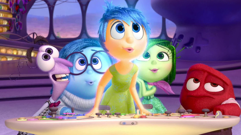 The emotions from Inside Out