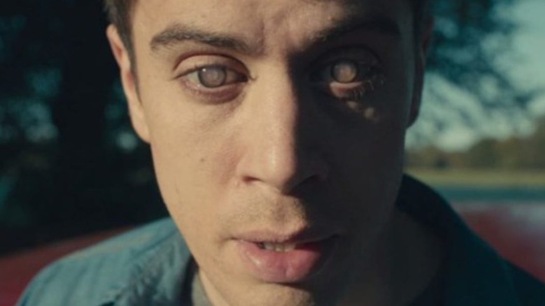 Toby Kebbell glazed eyes Black Mirror