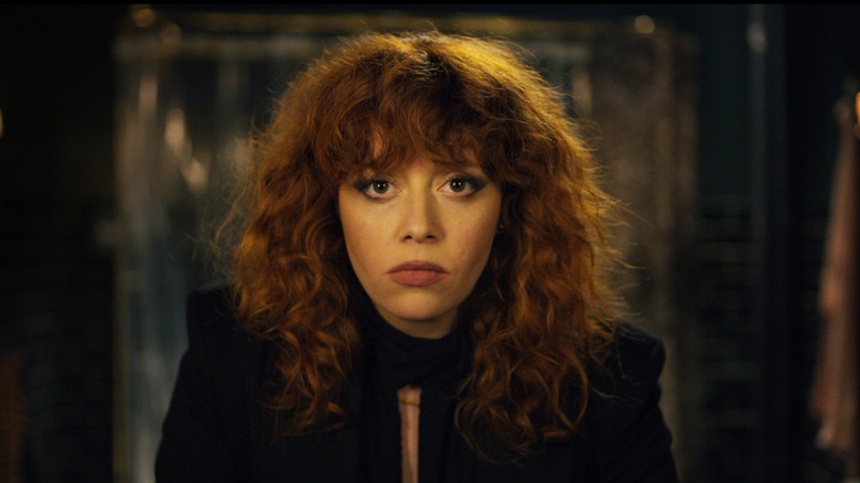 Russian Doll's Natasha Lyonne looking at the camera