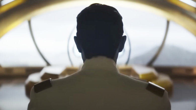 The back of Thrawn's head in the Ahsoka trailer