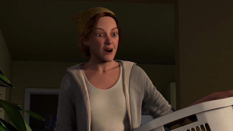 Joan Cusack as the mom in Mars Needs Moms