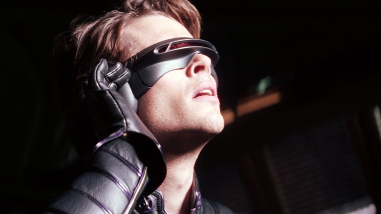 James Marsden as Cyclops looking up