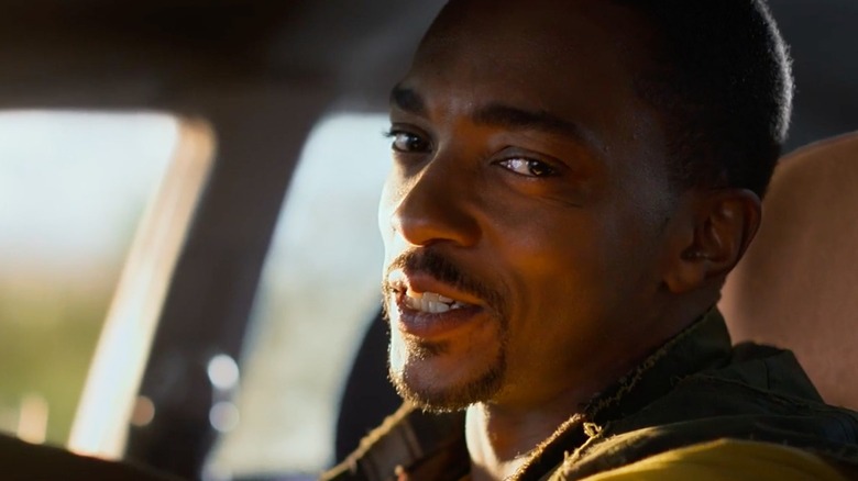 Anthony Mackie smiling