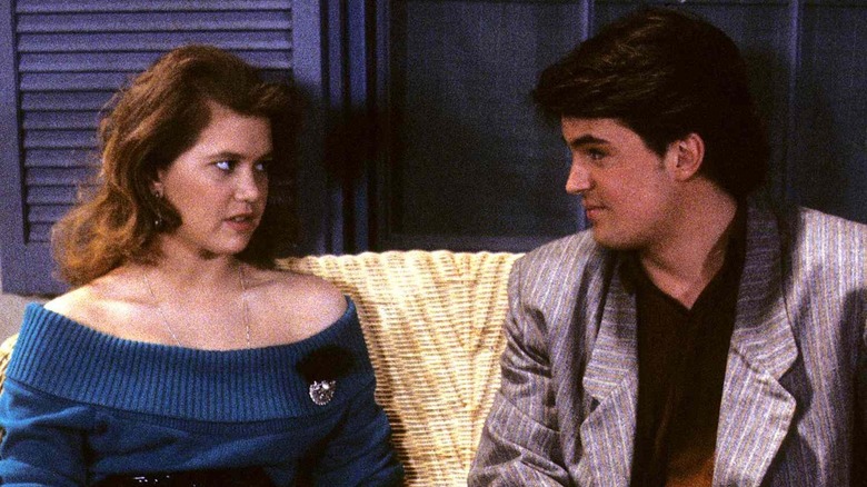 Tracey Gold and Matthew Perry in Growing Pains