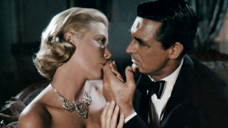 Cary Grant and Grace Kelly