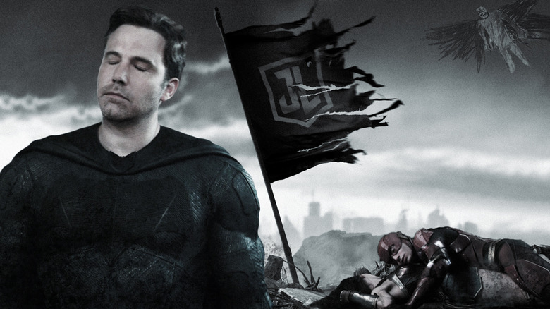 Justice League flag/Ben Affleck 